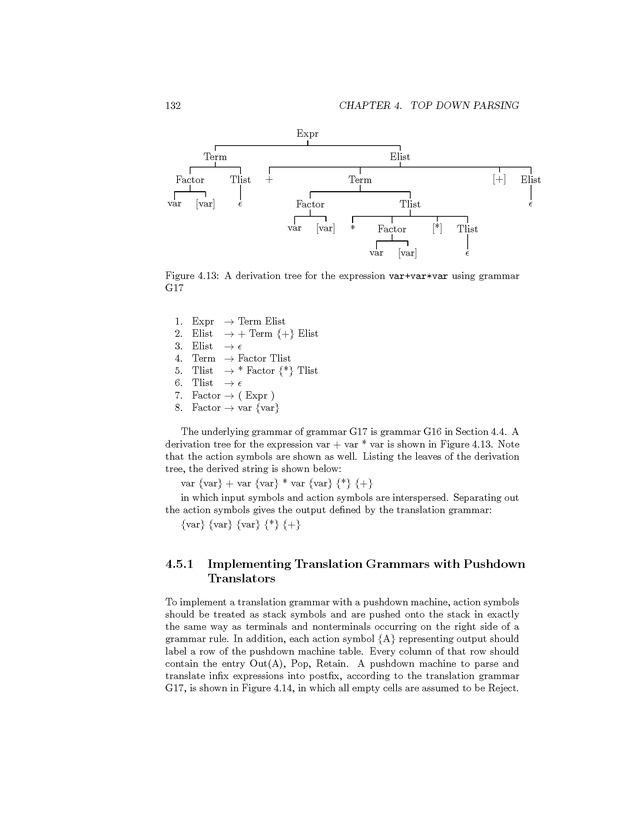 Compiler Design: Theory, Tools, and Examples - Page 132